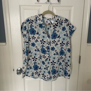 Disney Parks Lilo & Stitch Women Stitch Woven Button Up Shirt XL NWT 2024